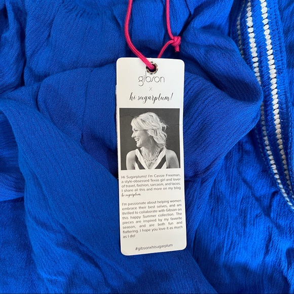 Gibson x Hi Sugarplum! Santorini Adjustable Strap Maxi Dress Small - Picture 6 of 7